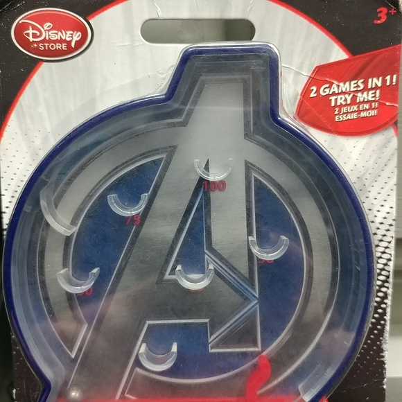 New Marvel Avengers 5" Pinball & Maze Game Disney Store 2 Games in 1 - Picture 11 of 16